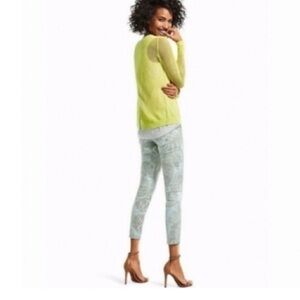CAbi Paradise Palm Leaf Skinny Cropped Jeans